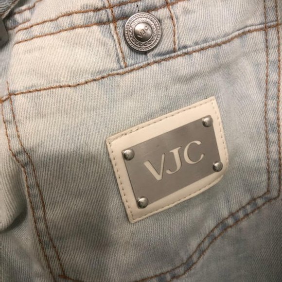 LIMITED EDITION MEN VERSACE JEAN COUTURE DENIM JEANS PANTS SIZE 34 MADE IN ITALY - Picture 4 of 14